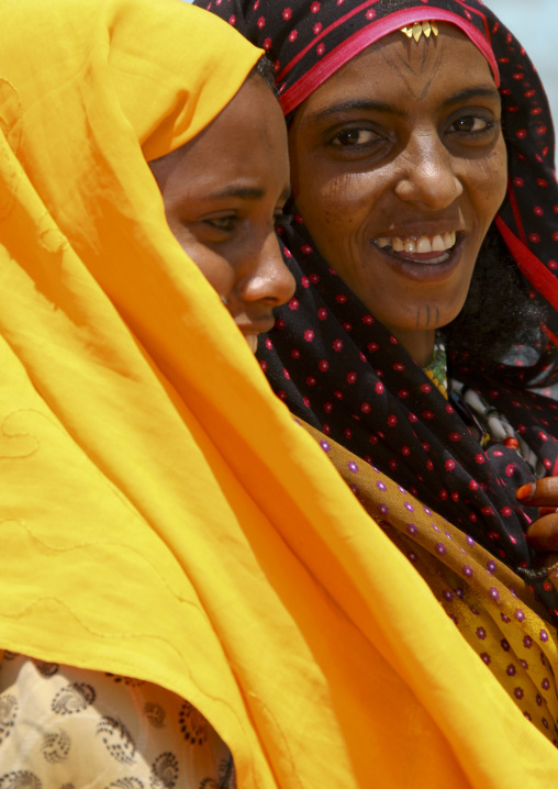 Eritrean teenage girls, Debub, Senafe, Eritrea