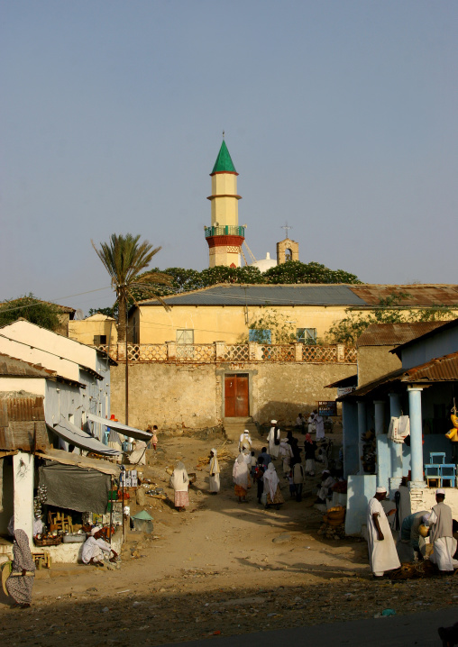 The grand mosque minaret, Anseba, Keren, Eritrea