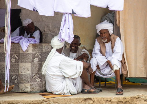 Eritrean men in the market, Semien-Keih-Bahri, Keren, Eritrea