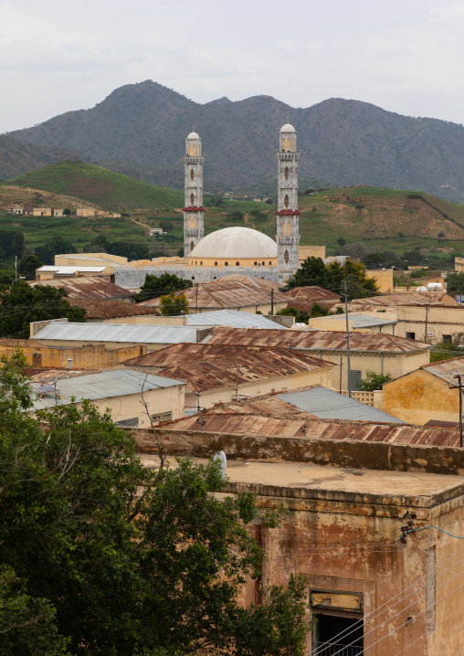 High angle view of the town, Semien-Keih-Bahri, Keren, Eritrea