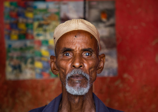 Portrait of a butcher, Gash-Barka, Agordat, Eritrea