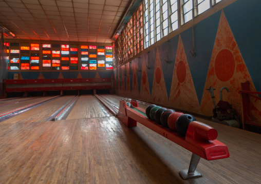Multi sport bowling built during the italian colonial era, Central region, Asmara, Eritrea