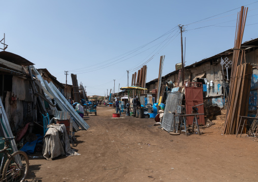 Medebar metal market, Central region, Asmara, Eritrea