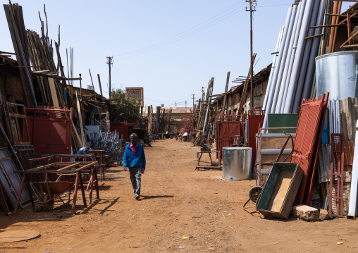 Medebar metal market, Central region, Asmara, Eritrea