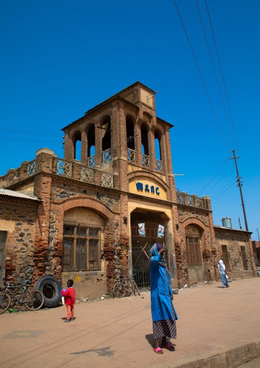 Medebar metal market entrance gate, Central region, Asmara, Eritrea