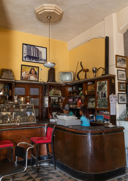 Old italian bar, Central region, Asmara, Eritrea