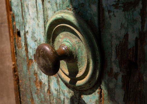 Door handle from the italian colonial era, Northern Red Sea, Massawa, Eritrea