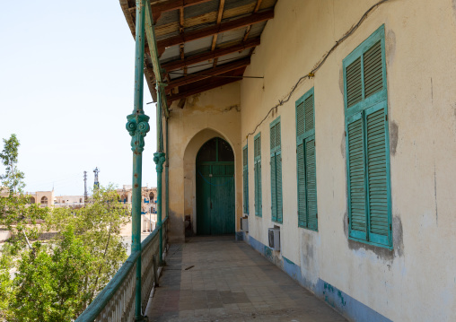 Old italian colonial building, Northern Red Sea, Massawa, Eritrea