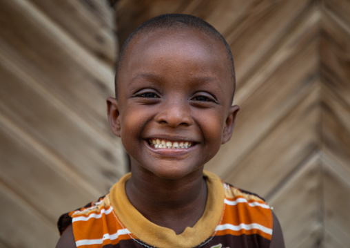 Portrait of a smiling boy in the street, Northern Red Sea, Massawa, Eritrea