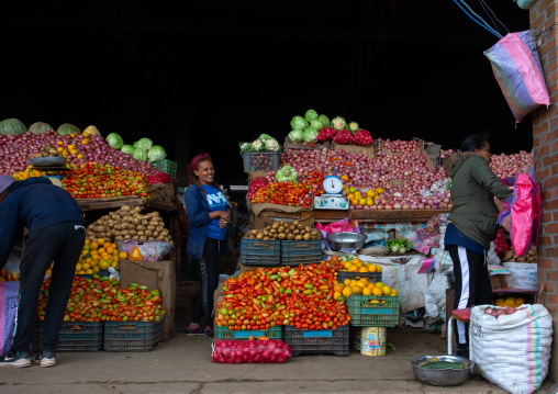 Fruits and vegetables market, Central region, Asmara, Eritrea