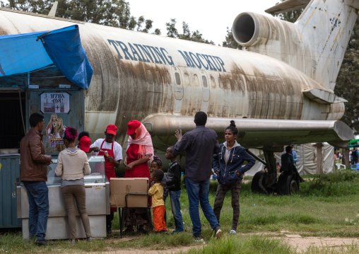 Training mockup plane in expo, Central region, Asmara, Eritrea