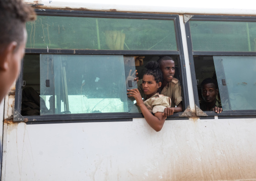 Young eritreans back from sawa military training academy, Semien-Keih-Bahri, Elabered, Eritrea