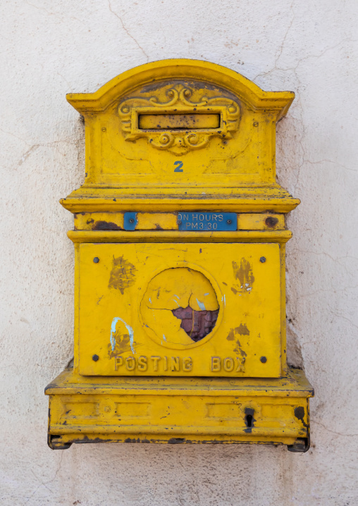 Letter box from englsih colonial times, Central region, Asmara, Eritrea