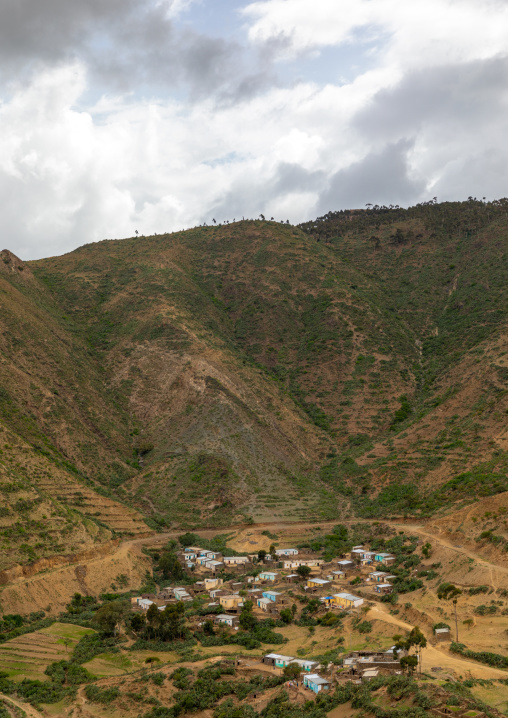 Village in the highlands mountains, Central region, Asmara, Eritrea