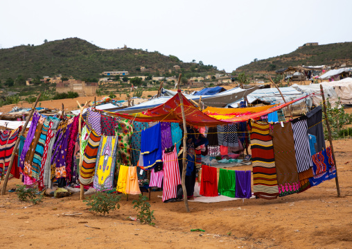market selling clothes coming from china, Debub, Ghinda, Eritrea