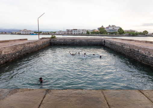 Swimming pool with sea water, Northern Red Sea, Massawa, Eritrea