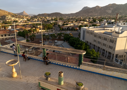 High angle view of the town from Keren hotel, Semien-Keih-Bahri, Keren, Eritrea