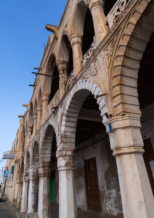 Ottoman Architecture Building, Northern Red Sea, Massawa, Eritrea
