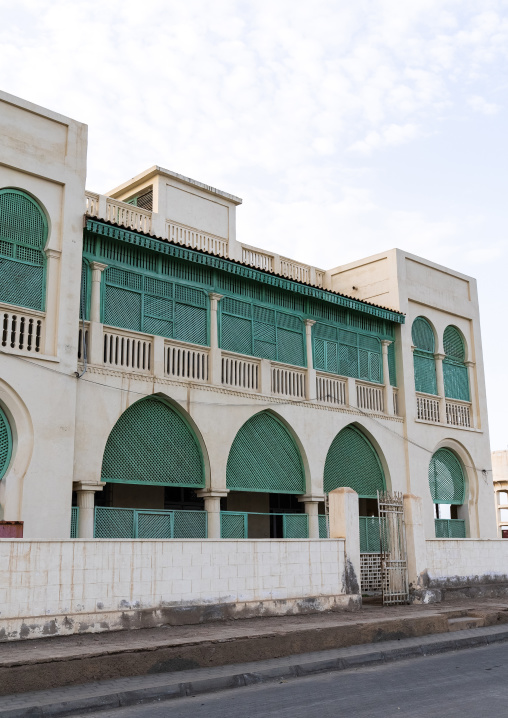Old customs building in the port, Northern Red Sea, Massawa, Eritrea