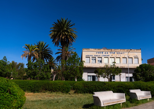 Public library building, Central Region, Asmara, Eritrea