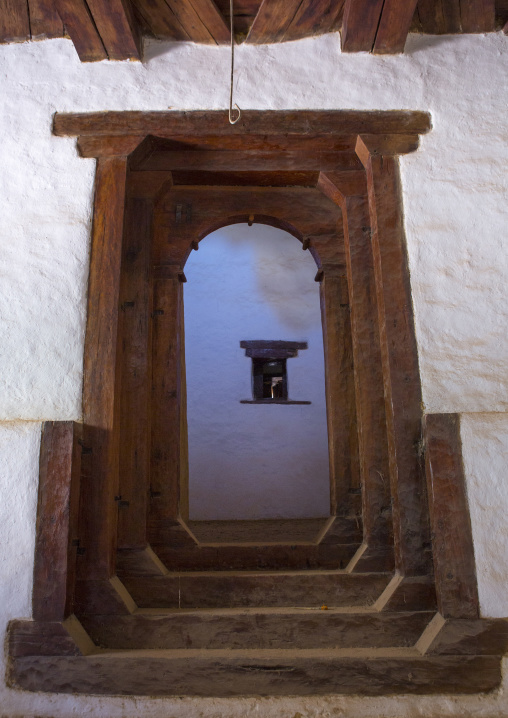 Door inside the church of kidane mehret, Debub, Senafe, Eritrea