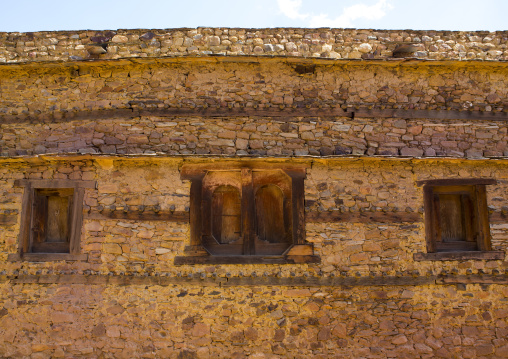 Windows in the church of kidane mehret, Debub, Senafe, Eritrea