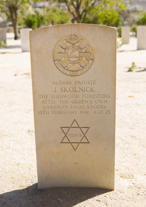 Jew tomb in the british war cemetery, Anseba, Keren, Eritrea
