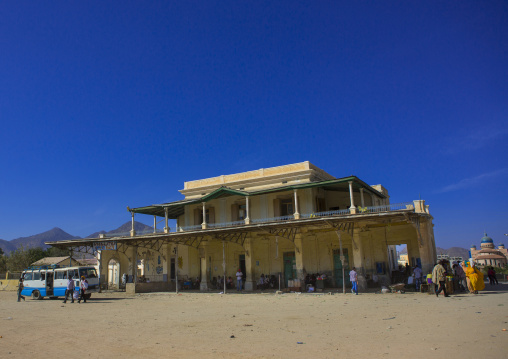 Former railway station now a bus station, Anseba, Keren, Eritrea