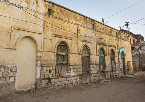 Old ottoman shops, Northern Red Sea, Massawa, Eritrea