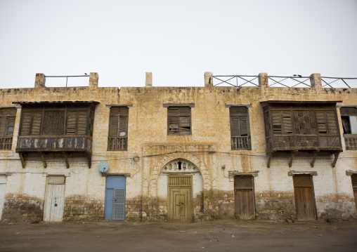 Mashrabiyah on an old ottoman house, Northern Red Sea, Massawa, Eritrea