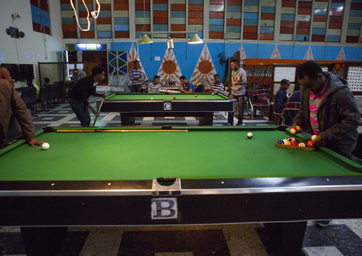 Snooker club, Central Region, Asmara, Eritrea