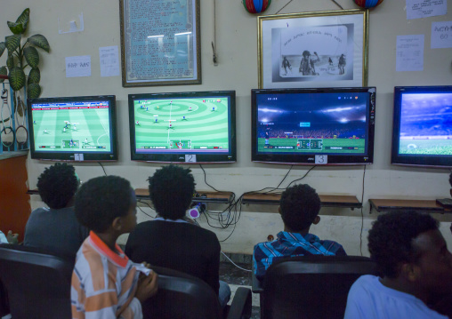 Video games club, Central Region, Asmara, Eritrea
