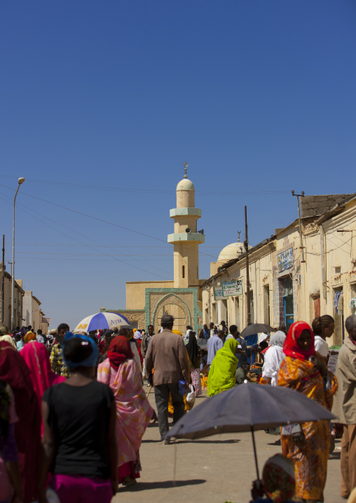 Mosque minaret, Debub, Adi Keyh, Eritrea