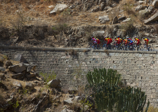 Eritrean national cycling team training, Central Region, Asmara, Eritrea