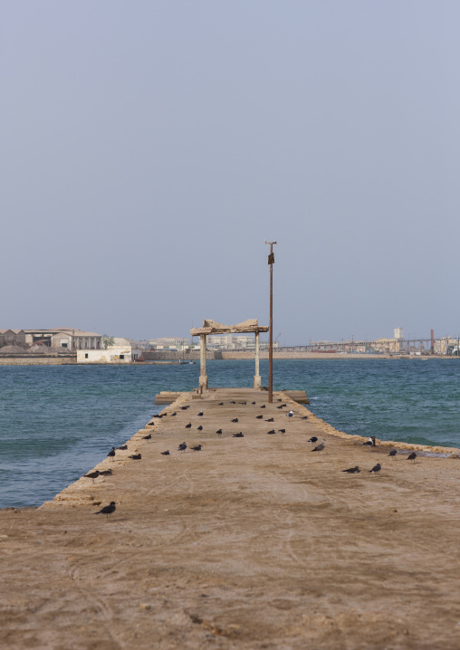 Jetty at the old palace of haile selassie, Northern Red Sea, Massawa, Eritrea