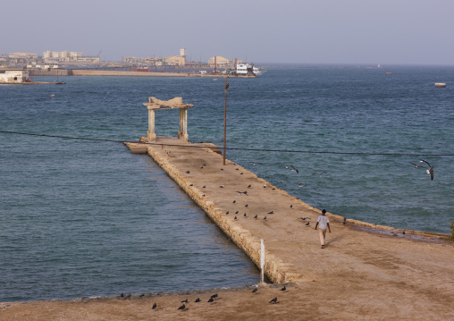 Jetty at the old palace of haile selassie, Northern Red Sea, Massawa, Eritrea