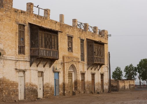 Mashrabiyah on an old ottoman house, Northern Red Sea, Massawa, Eritrea