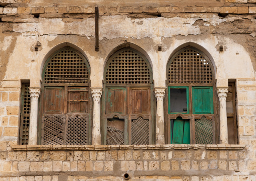 Ottoman wooden windows, Northern Red Sea, Massawa, Eritrea