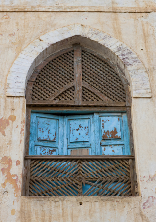 Ottoman wooden window, Northern Red Sea, Massawa, Eritrea