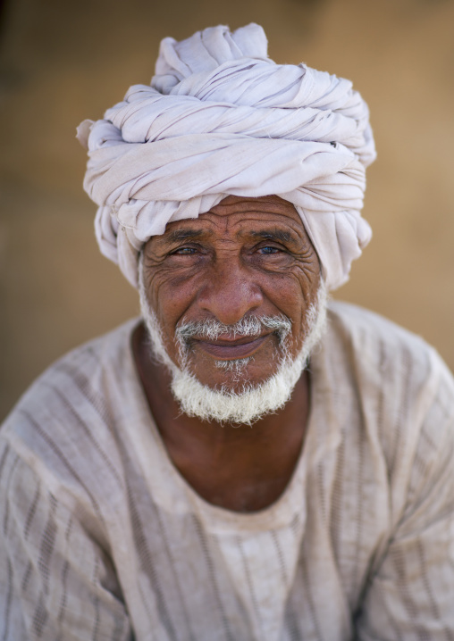 Portrait of an old Rashaida tribe man, Northern Red Sea, Massawa, Eritrea