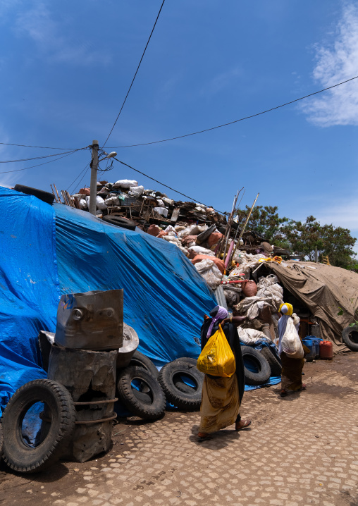 Recycling metal market, Dire Dawa Region, Dire Dawa, Ethiopia