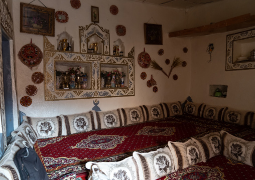 Decoration Inside an Harari House, Harari Region, Harar, Ethiopia