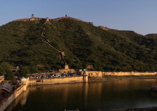 Amber Fort lake, Rajasthan, Amer, India