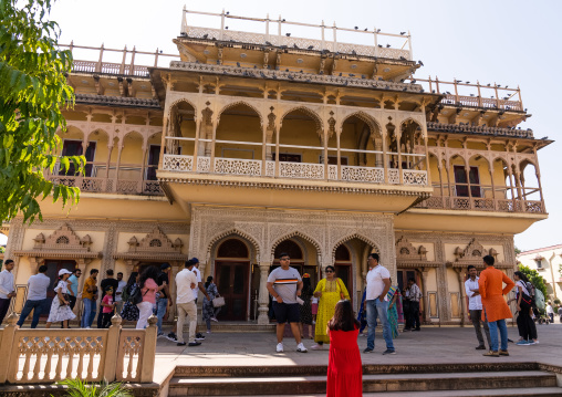 Mubarak Mahal in the city palace, Rajasthan, Jaipur, India
