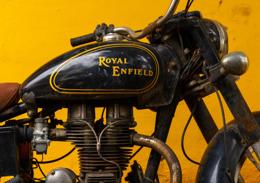 Royal Enfield motorcycle, Pondicherry, Puducherry, India