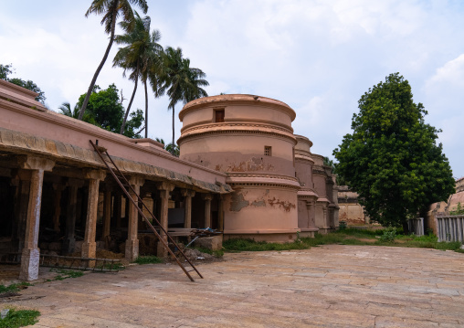Sri Ranganathaswamy Temple restored granaries, Tamil Nadu, Tiruchirappalli, India