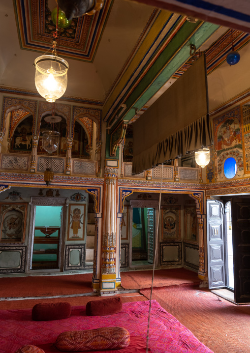 Inside an old palace, Rajasthan, Nawalgarh, India