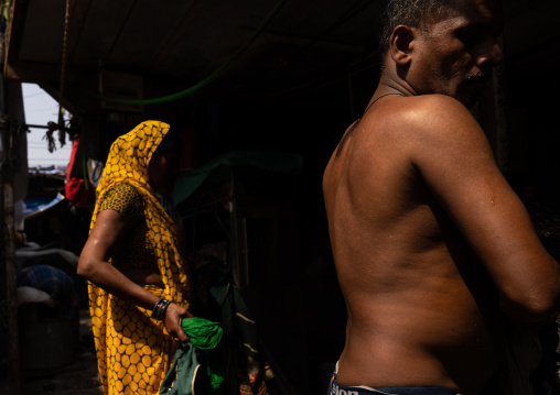 Laundry Workers in Dhobi Ghat, Maharashtra state, Mumbai, India