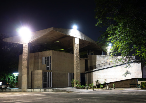 Museum by Le Corbusier, Punjab State, Chandigarh, India