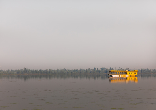 Houseboat on Dal Lake, Jammu and Kashmir, Srinagar, India